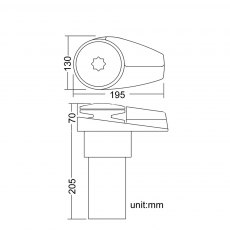 South Pacific VA 600 Series Vertical Windlass Kit