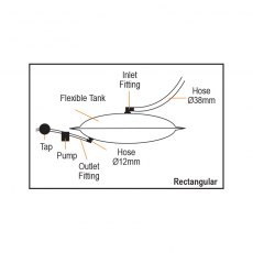 Nuova rade Flexible Fresh Water Tanks Rectangular