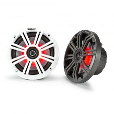 Kicker Marine 6.5" (165 mm) Coaxial Speaker System with White & Charcoal Grills