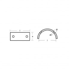 Gori 2 Blade Propeller Collar Anode