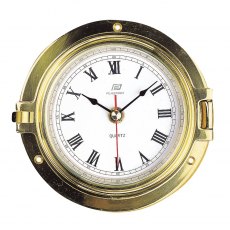 Solid Brass Case 4.5" clock