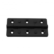 Polyamide Plastic Hinge 40x75x3.5mm Black