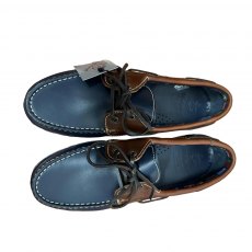 Mobydick Navigator Deck Shoes Navy/Cognac