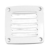 Ventilation Shaft Grilles Cover, 118x118mm, White