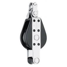 Harken Single Big Bullet w/Two Way Shackle & Becket Harken Single Big Bullet w/Two Way Shackle & Becket