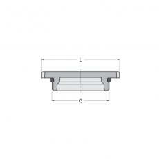 Guidi TR55 Transparent Cover and O-Ring For 1160 Strainers 3/8 in - 1 in