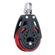 Harken 57mm Carbo Ratchet Block with red sheave