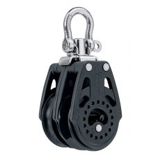 Harken BLK-40MM DBL CARBO W/RATCHET