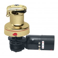 Harken 46RWBBB12H-Radial Rewind Electric Polished Bronze Winch w/Dual Function Control Box Included 