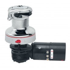 Harken 60RWCCC12H-Radial Rewind Electric All Chrome Winch w/Dual Function Control Box Included -12 V