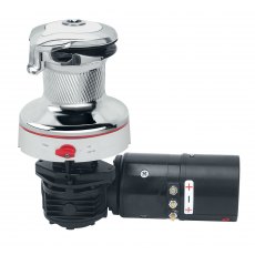 Harken 60RWCW24H-Radial Rewind Electric Chrome Winch White RAL9003 w/Dual Function Control Box Inclu