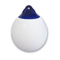 Ocean Buoy Round Fender R3 44x58cm White Blue