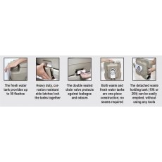 Portable Camping Chemical Toilet 10L