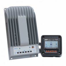 Photonic Universe High efficiency 30A MPPT solar charge controller with LCD display and 5m cable for