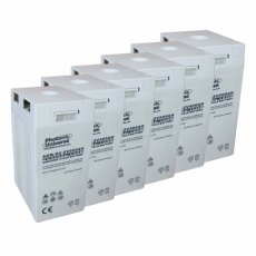 Photonic Universe 12V 500Ah AGM deep cycle battery bank (6 x 2V batteries) for large power systems a