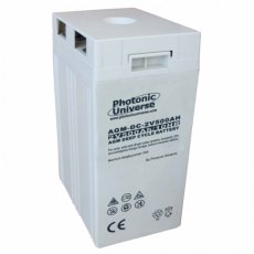 Photonic Universe 12V 500Ah AGM deep cycle battery bank (6 x 2V batteries) for large power systems a