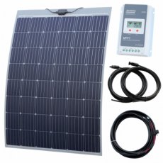 Photonic Universe 240W semi-flexible solar charging kit with Austrian textured fibreglass solar pane