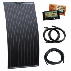 Photonic Universe 160W 12V semi-flexible dual battery solar charging kit