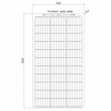 Photonic Universe 100W semi-flexible fibreglass solar panel with durable ETFE coating