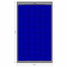 Photonic Universe 300W semi-flexible solar panel with rear junction box (made in Austria)