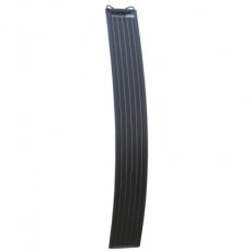 Photonic Universe 50W black ultra-narrow semi-flexible fibreglass solar panel with durable ETFE coat