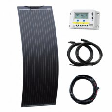Photonic Universe 130W 12V narrow semi-flexible solar charging kit