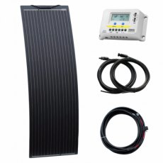Photonic Universe 150W 12V narrow Semi-flexible solar charging kit
