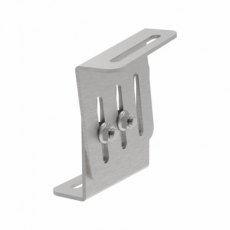 Photonic Universe Set of 2 aluminium tilting brackets for small solar panels for motorhomes, caravan
