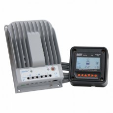 Photonic Universe High efficiency 20A MPPT solar charge controller with LCD display and 5m cable for