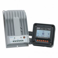 Photonic Universe High efficiency 10A MPPT solar charge controller with LCD display and 5m cable for