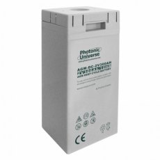 Photonic Universe 12V 300Ah AGM deep cycle battery bank (6 x 2V batteries) for large power systems a