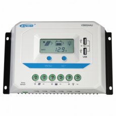 Photonic Universe 60A 12/24V solar charge controller / regulator with LCD display and powerful dual 