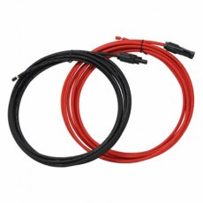 Photonic Universe Pair of 5m red and black single core extension cable leads 4.0mm for solar panels 