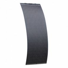 Photonic Universe 270W black semi-flexible fibreglass solar panel with durable ETFE coating