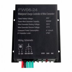 Photonic Universe 600W 24V Waterproof wind charge controller / regulator for 24V wind turbines up to