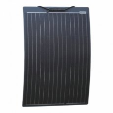 Photonic Universe 60W black semi-flexible fibreglass solar panel with durable ETFE coating