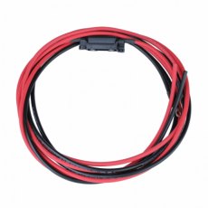 Photonic Universe 3m 10mm2 single core red and black extension cable with a fuse holder, 40A fuse an