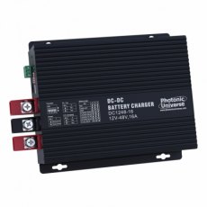 Photonic Universe 16A 12V DC to 48V DC Advanced Automatic Multi-Stage Battery-to-Battery Charger for