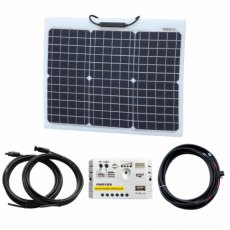 Photonic Universe 30W 12V Reinforced Semi-flexible solar charging kit