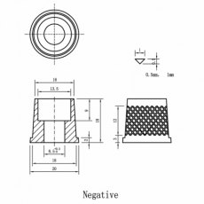 Photonic Universe Pair of battery posts with hex socket head M8 bolts designed for batteries with M8