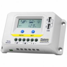 Photonic Universe 20A 12V/24V solar charge controller / regulator with LCD display and powerful dual