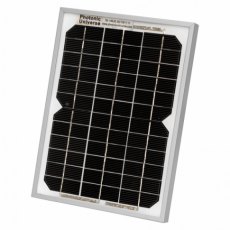 Photonic Universe 5W 12V solar trickle charging kit with 5A solar controller and battery cable with 
