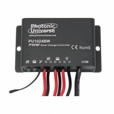 Photonic Universe Waterproof 10A 12V/24V solar charge controller / regulator for caravans, motorhome