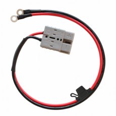 Photonic Universe 0.5m 4.0mm cable with 50A battery plug and 8mm ring (eyelet) terminals, for foldin
