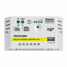 Photonic Universe 10A solar charge controller / regulator for 12V batteries and solar panels up to 1