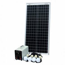Photonic Universe Off-Grid Solar Lighting System with 40W solar panel, 2 x 2.5mmÂ² solar extension c