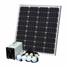 Photonic Universe Off-Grid Solar Lighting System with 80W solar panel, 2 x 2.5mmÂ² solar extension c