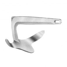Galvanised Claw Bruce Anchor 3.5kg
