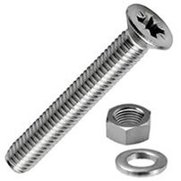 M5 A4 Marine Stainless Steel Pozi Countersunk Head Set