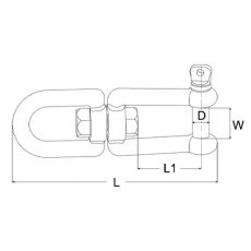Eye and Jaw Swivels - 316 / A4 Stainless Steel